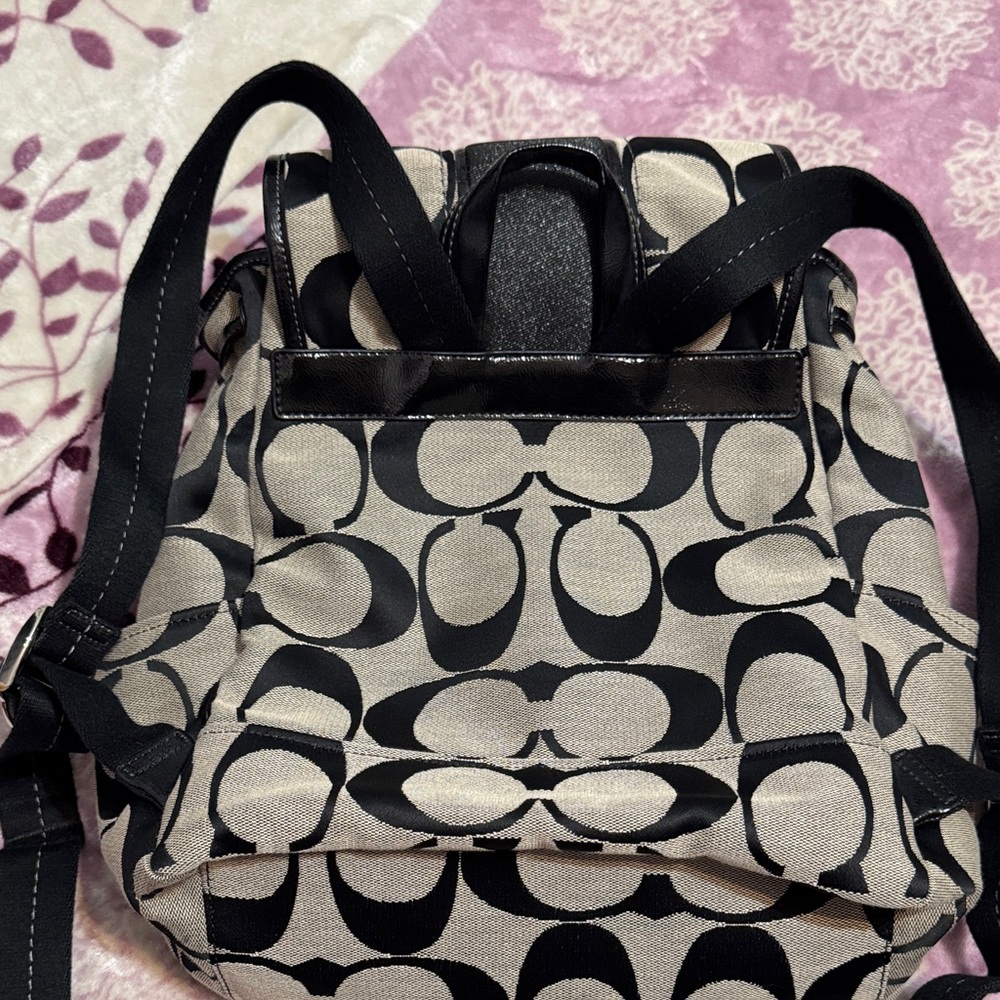 Coach Signature Backpack - Picture 12 of 14
